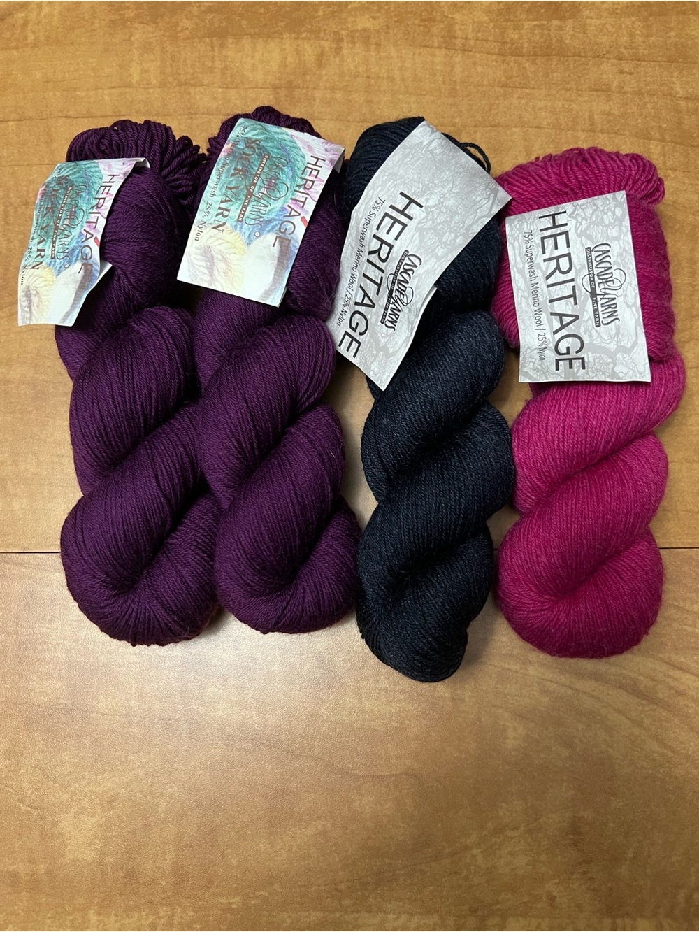 Cascade Heritage 4 skeins
